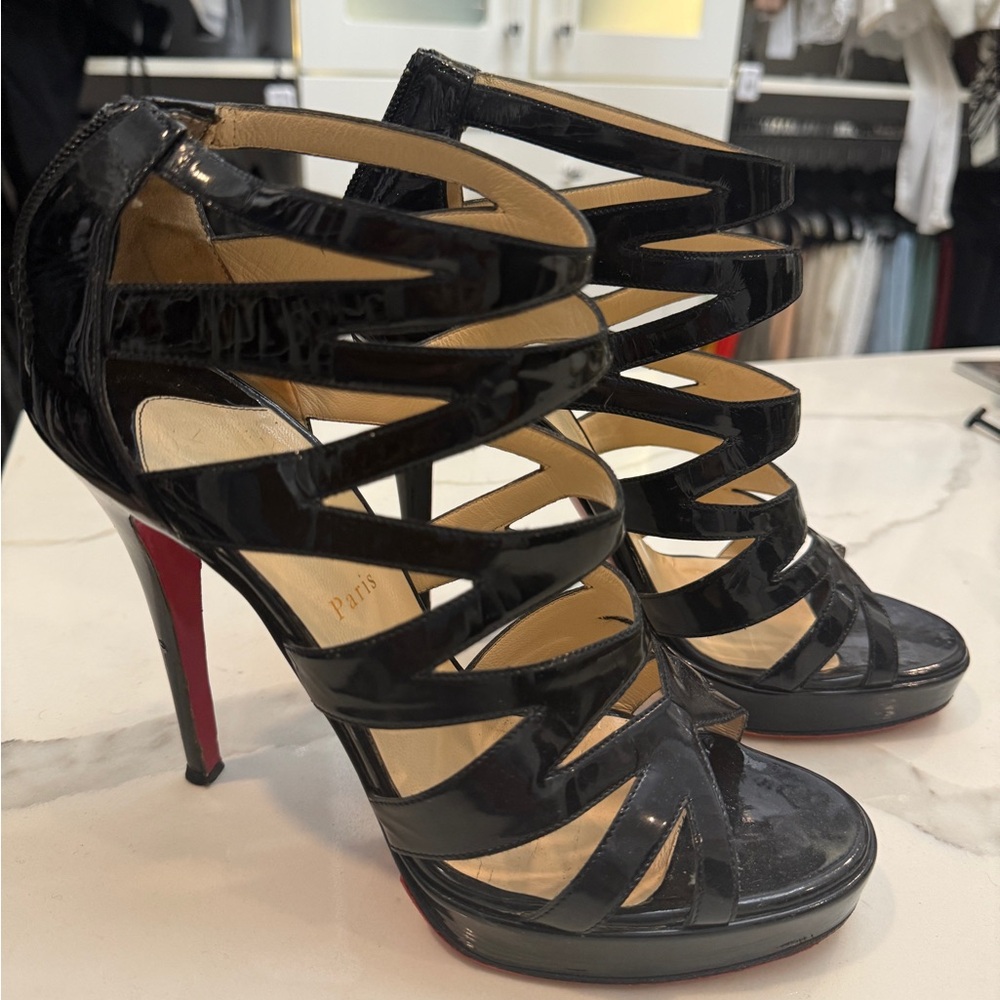 Christian Louboutin Black Stiletto Heels